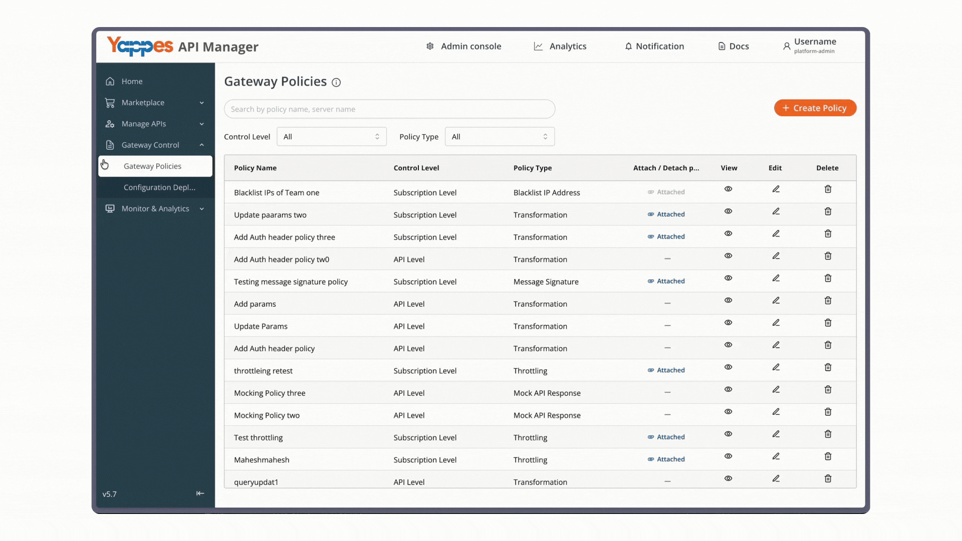Create a New Whitelist IP Address Policy