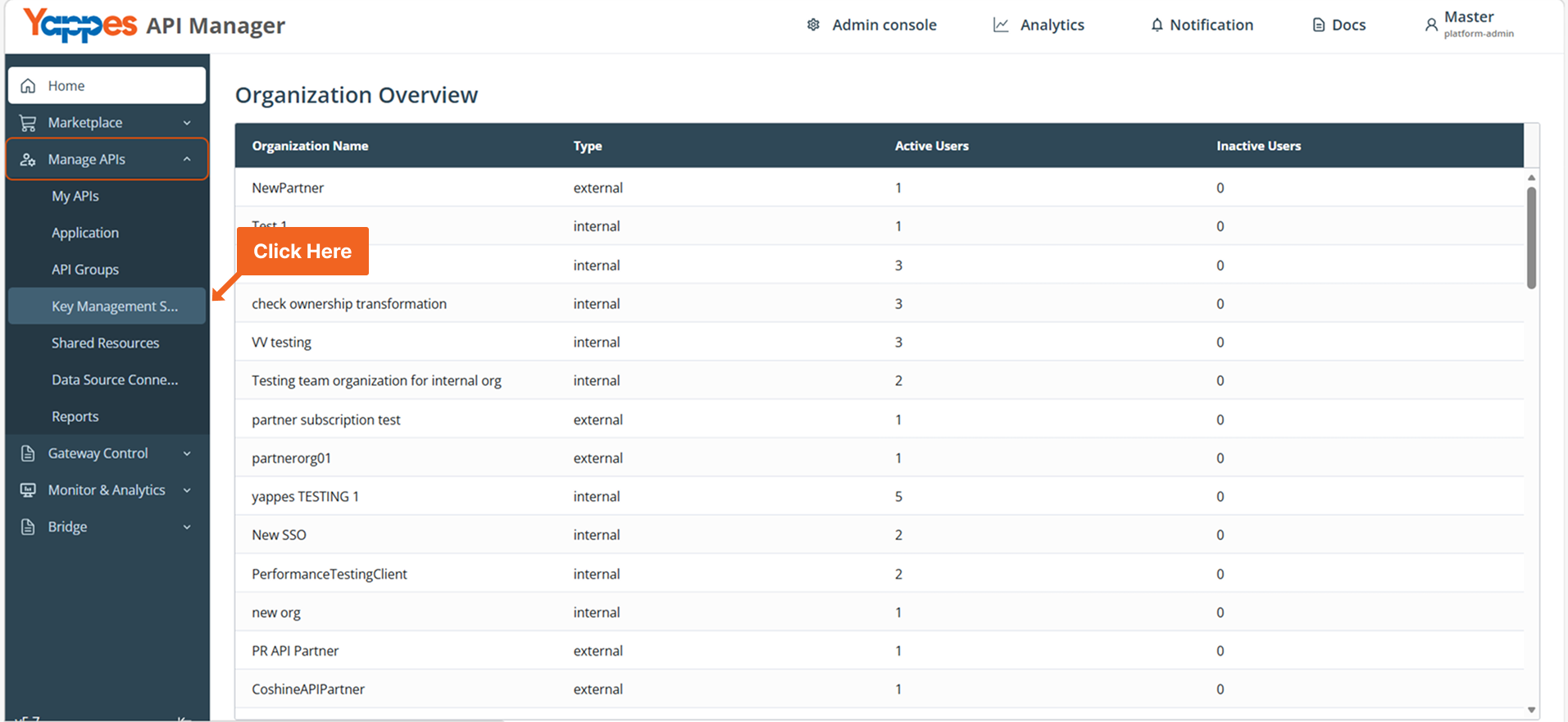 Accessing Key Management Service